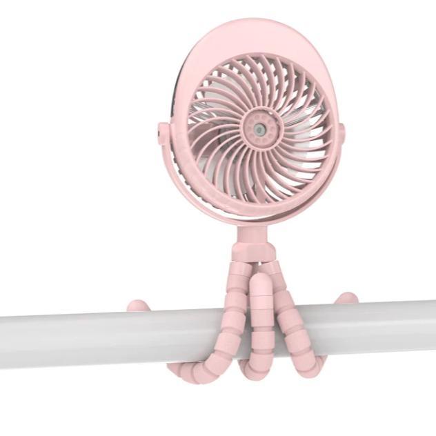 PANERGY F002 Misting Rechargeable Mountable Multi-Flex Fan