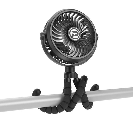 PANERGY D07B Rechargeable Mountable Multi-Flex Fan