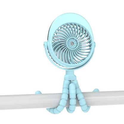 PANERGY F002 Misting Rechargeable Mountable Multi-Flex Fan